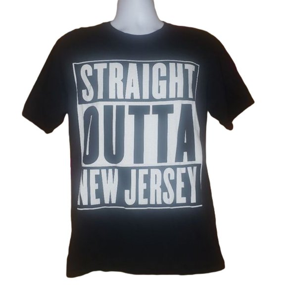 Port and Company Other - STRAIGHT OUTTA NEW JERSEY BLACK T SHIRT SIZE L